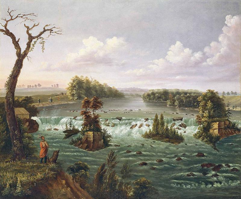 Hans Thoma Falls of Saint Anthony oil painting picture